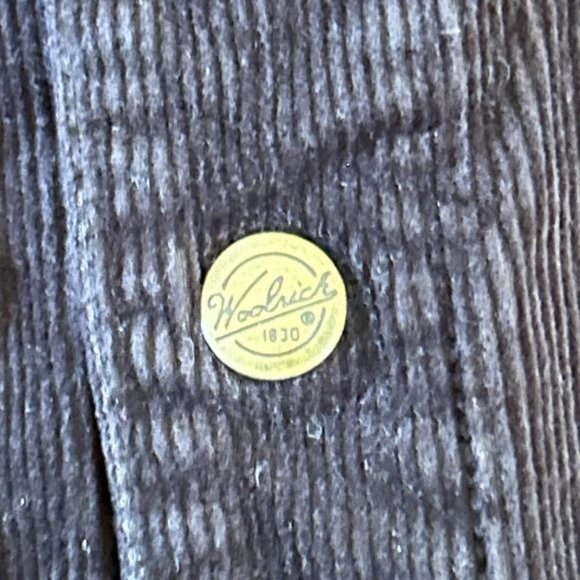 WOOLRICH Black Corduroy Button Front Skirt, Sz 6 - Picture 3 of 13